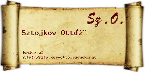 Sztojkov Ottó névjegykártya